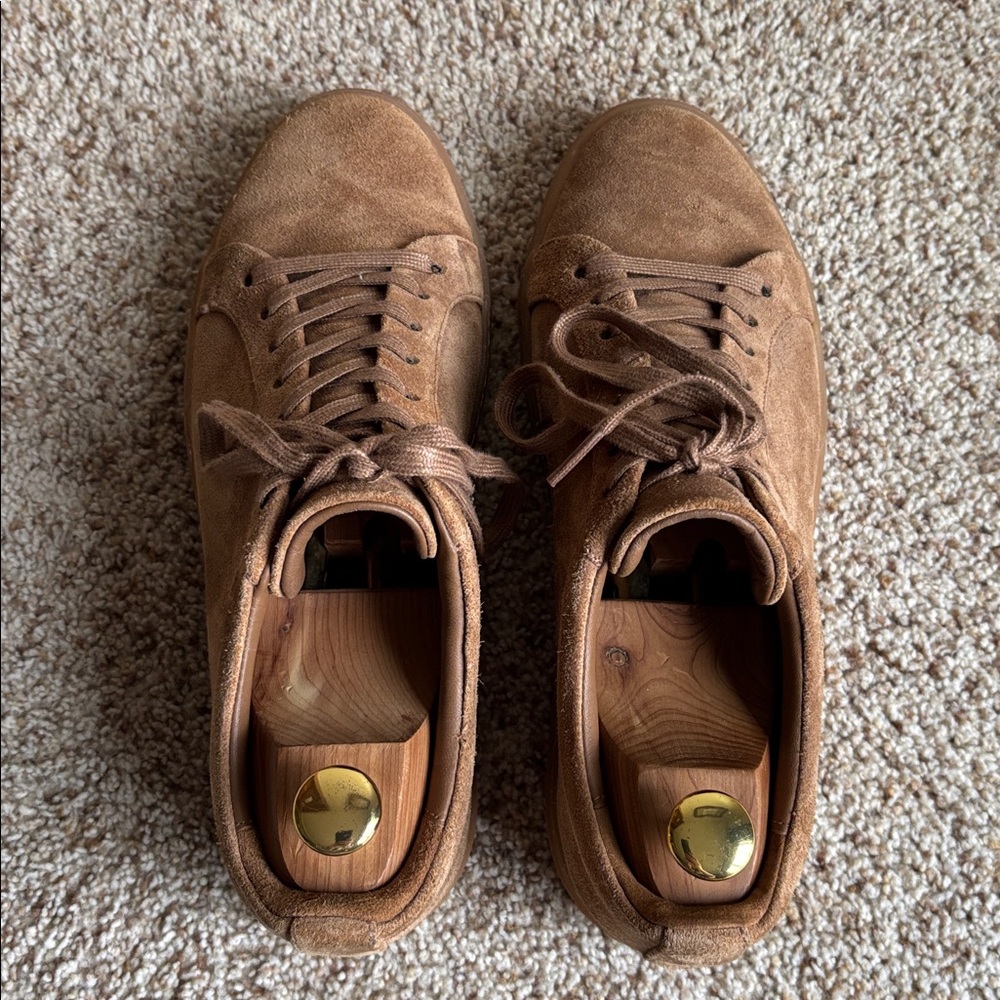 Thursday Boot Co. Premier Suede Sneakers Shoes Camel Brown. Handcrafted 10.5 - Picture 6 of 9